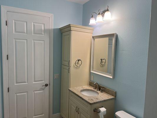 Recently finished bathroom painting