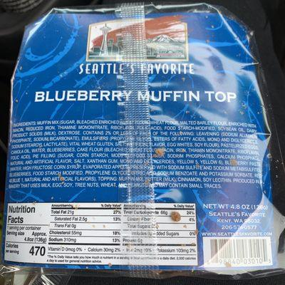 Seattle's Favorite - Blueberry Muffin Top