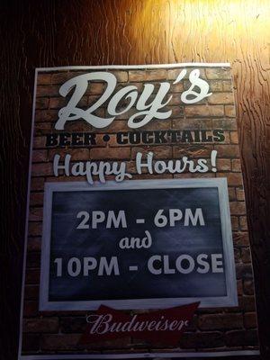 Roy's Bar