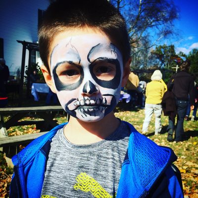 Skeleton Face Paint