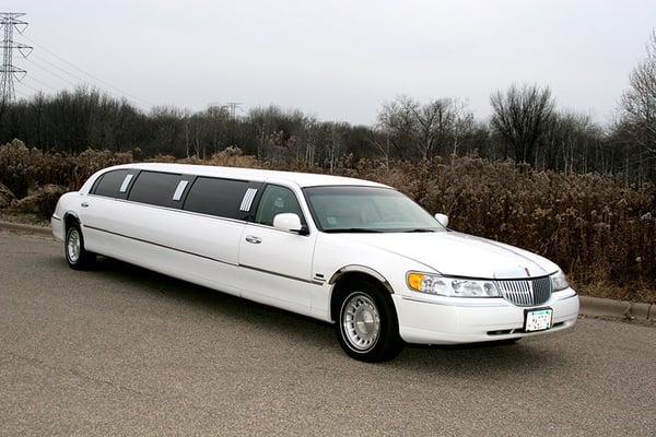 An 8-passenger stretch limousine