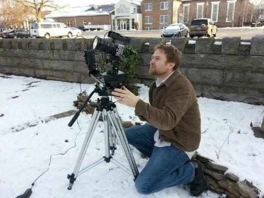 Setting up a time lapse shot