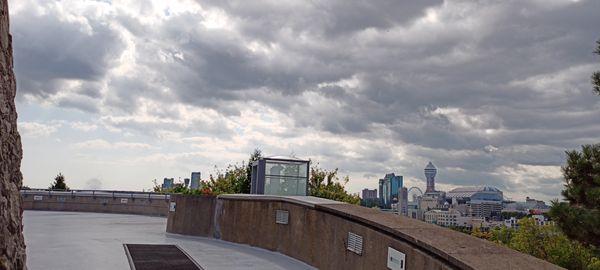 Rooftop area of Great Lakes 360 when it's open