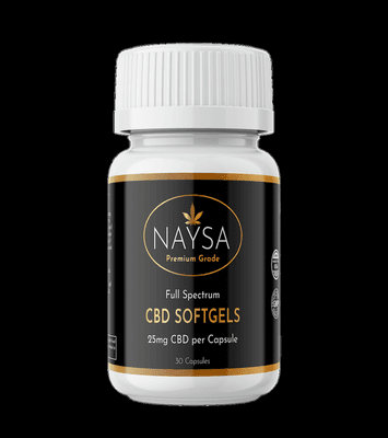 Naysa 750mg CBD Softgels Full Spectrum