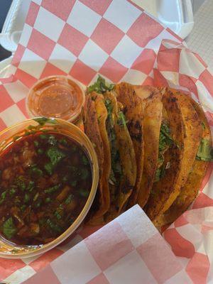 Birria tacos