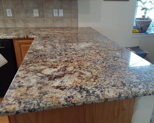 Finished granite one view