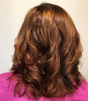 Copper highlights by Ann