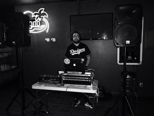 DJ Gallo One. Great music and great gear! We love our LA Dodgers.