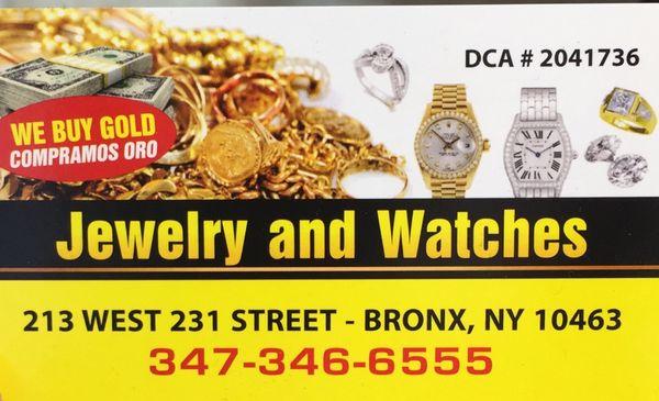 Jewelry and Watches