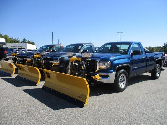 We have a great selection of plow trucks to get your through New England winters.