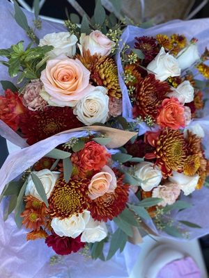 Fall floral bouquets