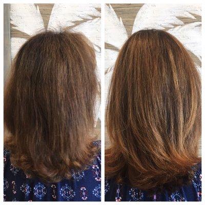 Brazilian Blowout leaves hair with body and no frizz