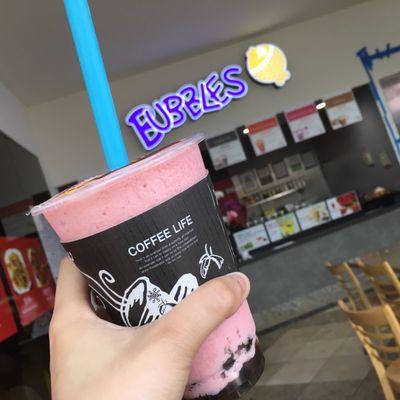 Strawberry Smoothie Boba! Yum!!