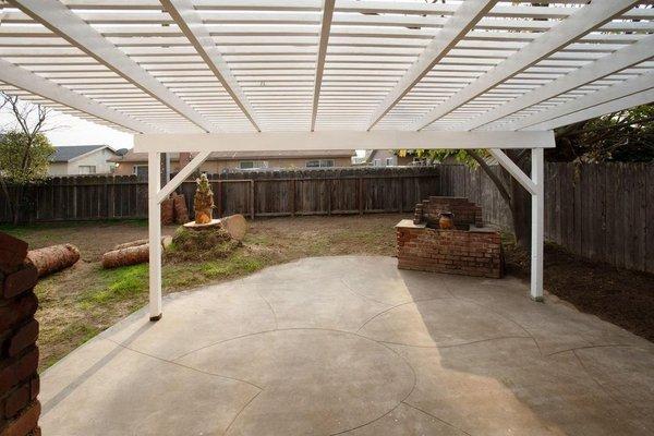 patio that was done