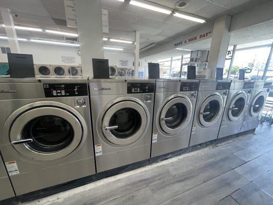 New washers and dryers