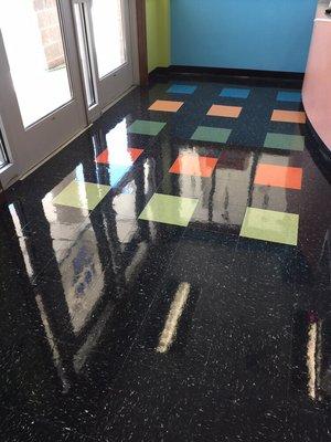 Strip and waxing tile floors- make a impression with clean floors. Call today!