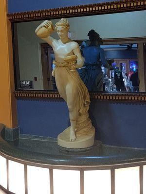 Statue in the lobby