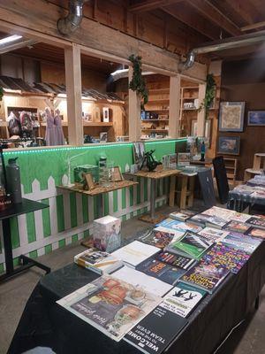 Books and random in the barn yard