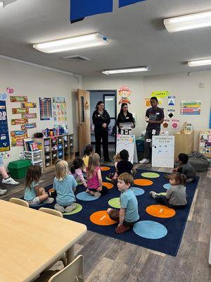 A classroom visit by Bubbles Dental