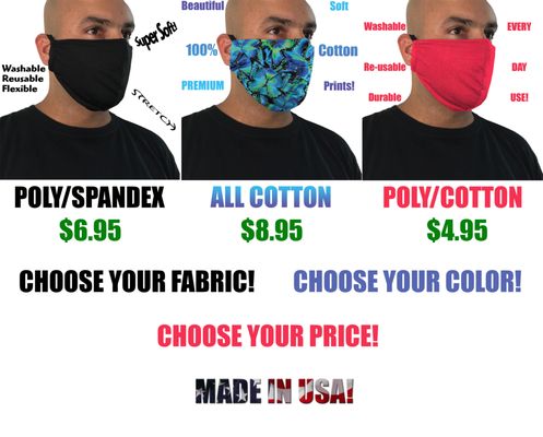 Masks, Uniforms and More Starting at $4.95 each!