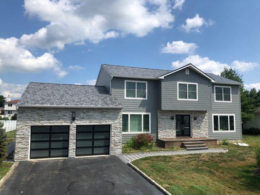 James Hardie Siding, Entry door and stone