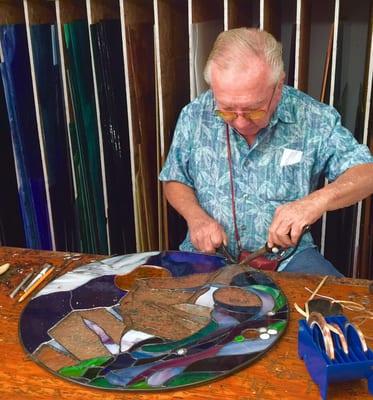 Workshops in Stained Glass with Master Craftsman Frank James