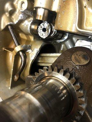 Broken camshaft