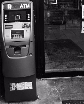 Cash machine.