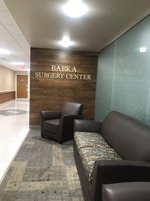 Surgery center waiting room