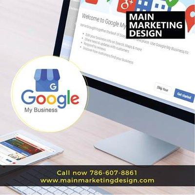 Digital Marketing Miami - Google Page - Main Marketing Design