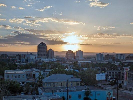 View of downtown ABQ