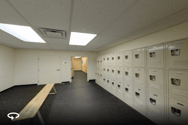 Comfortable locker rooms make it easy to come to or from work and other activities!