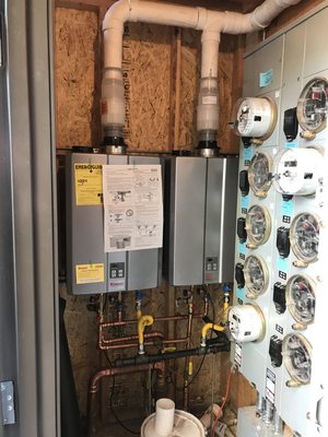 Condensing wall hung boilers