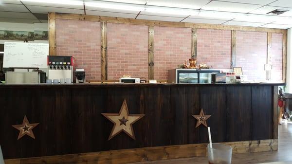 They just remodeled the front counter, it looks really good.