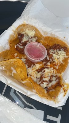 Mayan Tacos with cheese