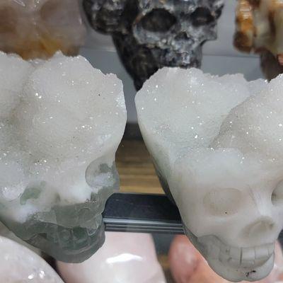 Sugar Fluorite Skulls