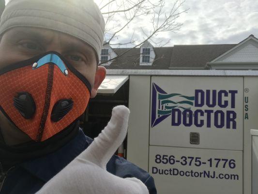 Duct Doctor has always worked in potentially Biohazard situations. We know how to be effective and safe both for our clients and techs!