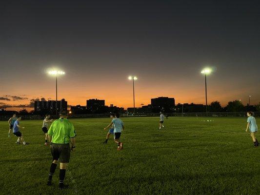 Sunset soccer