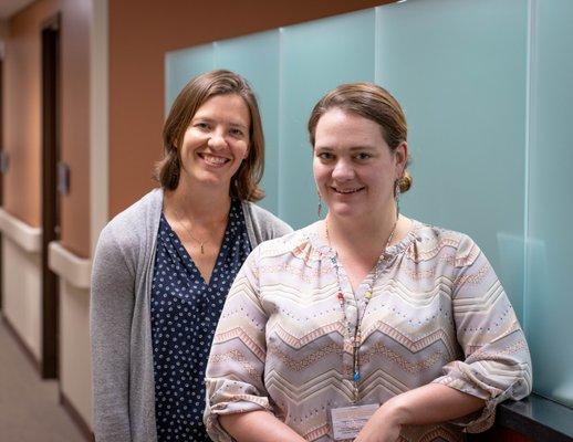 Family medicine physicians, Dr. Erin Dahlke and Dr. Laura Huggins, provide heartfelt care for newborns, for kids, for you.