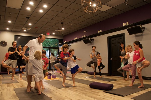 Kids love yoga too!