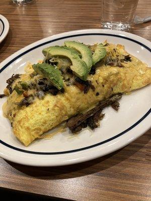 Spicy Poblano Omelet