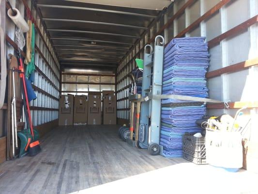 Clean and Professional. Our team at EZ is eager to show you what a professional mover is all about.