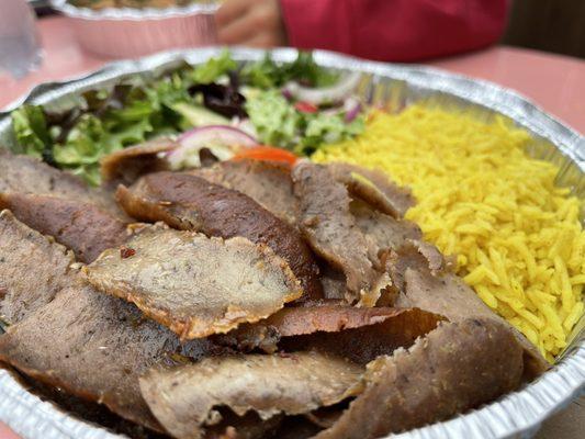 The Gyros plate is delicious!