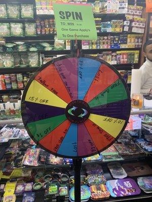 SPIN TO WIN WHEEL