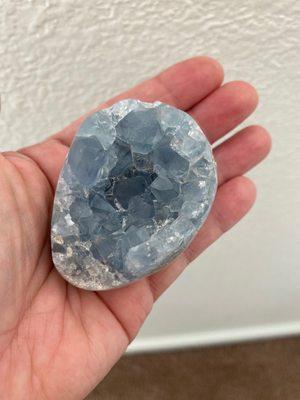 Celestite egg geode