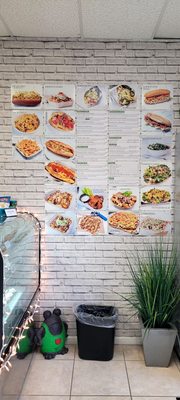 Menu with pics