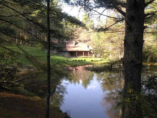 2 Acres adjoining Blue Ridge Parkway, spring fed pond property surrounded on 3 sides by woods and front has Blue Ridge Parkwa...