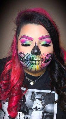 Rainbow Skull Halloween