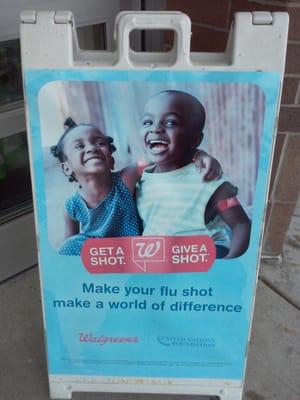 Its its flu season time to get your shot!