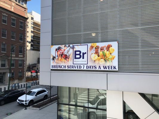 Brunch Room at The Godfrey Hotel Chicago Building Billboard Sign Vinyl Decal